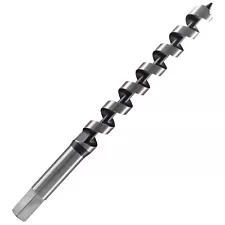 Muretnze 3/4 Inch x 14 Inch Long Auger Drill Bit for Wood Hex Shank 3/8 Inch