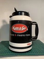 Kum & Go Whirley 100 oz Travel Mug Cup with Lid Straw Handle Big Gulp Trucker