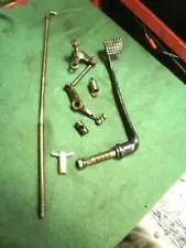 BMW Motorcycle 1962 R69S rear brake pedal/ parts group 1950s 1960s