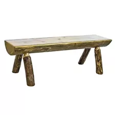 Log Furniture - 5' Log Bench 48 States