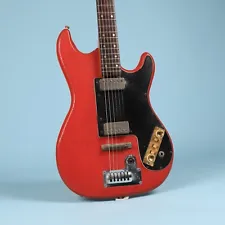 1960s Hofner 172 Colorama II Electric Guitar Red Vinyl