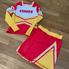 Chiefs cheer uniform 2 piece set