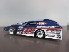 NEW Open Wheel Modified # 12 SRGFX.GO Pull-Back Racecar