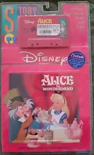 Disney Vintage Alice in Wonderland Read-Along Book Tape NEW Sealed NOS Cassette