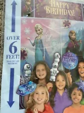 Frozen Birthday Party Scene Setter Wall Decoration Kit Backdrop With Photo Props