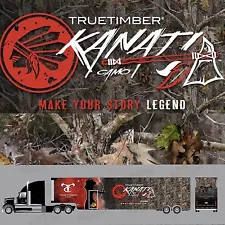 NEW KANATI TRUE TIMBER CAMO HYDROGRAPHIC FILM WATER TRANSFER HYDRO DIP 50% SCALE