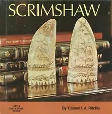 Art of Scrimshaw Carving including Techniques / Scarce Illustrated Book