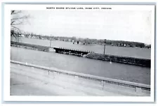 View Of North Shore Sylvan Lake Rome City Indiana IN Vintage Unposted Postcard