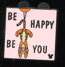 DLR Hidden Mickey 2019 Winnie the Pooh Quotes Be Happy Disney Pin 134126