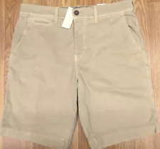 NEW! AMERICAN EAGLE CLASSIC FIT FLEX SHORTS COTTON/SPANDEX KHAKI Sz 32