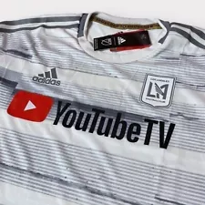 NWT Adidas MLS 2019/2020 Los Angeles FC White Away Jersey Size Small