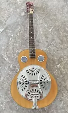 Danville Resonator Guitar-Vintage Dobro-GOOD USED-NEEDS 2 STRINGS & 1 NEW TUNER