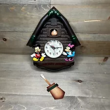 Vintage Mickey Mouse Cuckoo Clock Plastic Needs Some Work