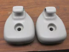 1998-2004 Chrysler Concorde Sun Visor Clips (2) Neutral Beige OEM screws (2)