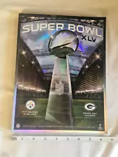 SUPER BOWL XLV PROGRAM (Stadium Edition) Packers vs Steelers EX-NM