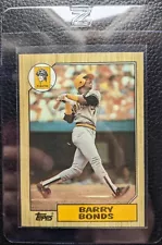 1987 TOPPS #320 BARRY BONDS ROOKIE CARD RC PITTSBURGH PIRATES