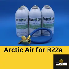 Envirosafe Arctic Air for R22, A/C Support, 6 cans and hose