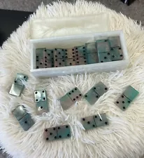 CUSTOM HANDMADE DOMINO SET!!