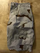 Desert Camouflage Cutoff Shorts