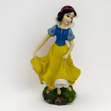 Snow White and the Seven Dwarfs 7.5" Garden Gnome Statue Fairy Resin Disney 2024