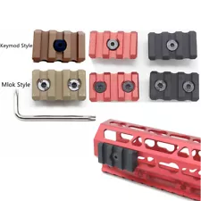 3Slot Key Mod / Mlock Picatinny/Weaver Rail Section Segment for Hunitng Shooting