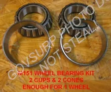 WHEEL BEARING SET / KIT FOR M416 TRAILER NOS PN# 5702247 NSN: 2530-00-887-1341