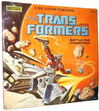 Transformers 1984 BATTLE for CYBERTRON Marvel big looker books vintage hasbro