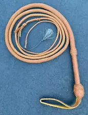 12 Feet Genuine Premium Leather Bullwhip Indiana Jones Whip Cowboy Wrist Strap