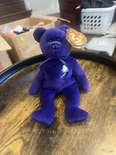 Ty Princess Diana Beanie Baby Bear 1997 RARE Original Beanie w/Pellets