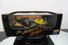 1998 HOT WHEELS COLLECTIBLES AMERICAN GRAFFITTI 2 CAR SET NM IN SEALED BOX!