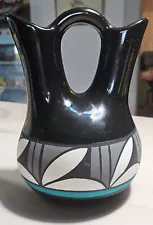 Hopi Wedding Vase Astist Signed Kopa Pottery