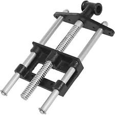 VEVOR 9" Woodworking Vise Bench Front Vise Cast Iron 300mm Chrome Plated Screw