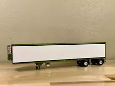 DCP 1/64 Reefer 53’ Spread Axle Trailer green white Semi trailer only Farm Toy