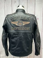 Harley Davidson Men Limited Ed. 110th Anniversary Leather Jacket 97145-13VM LG