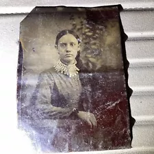 rare antique tintype of Bridget McCarty sister of Billy the Kid