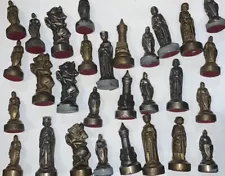 Renaissance chess pieces Heavy Metal Pewter 29pcs