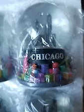 Miniature Chicago Building souvenir snow globe for sale 6 Set