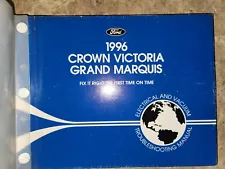 1996 Ford Crown Victoria Mercury Grand Marquis EVTM Service Manual Original (For: 1996 Grand Marquis)