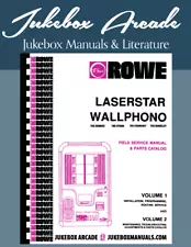 ROWE LaserStar WallPhono Service, Parts Manuals w/ Troubleshooting Guide, Extras