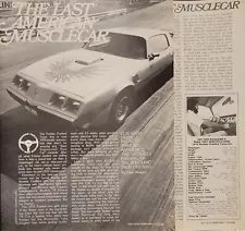 1979 Pontiac Trans Am Original 4p Print Test Article