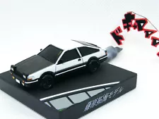 Initial D Toyota AE86 Sprinter Trueno White/black Miniature Car Model