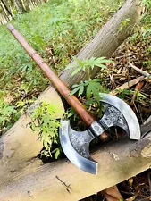 Vintage Double Headed Axe - Ideal for Lumberjack or Survival Use