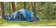 10-Person Modified Family Dome Tent with Screen Porch, 3 Rooms, Outdoor Camping