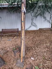 Walking stick Wood, Cane, Pole Beautifully Decorated. Native Style. Feathers+Etc