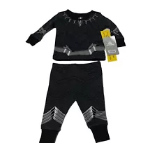 Infant Disney Parks Japan Black Panther Pajama Set Sz 3-6 months NWT