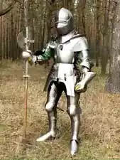 Medieval Knight Suit Armor Combat Full Body Wearable Armor For Roleplay Cosplay