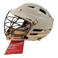 Cascade CPV-R Lacrosse Helmet M/L White Black Official Helmet PLL Medium Large