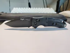 New ListingHogue SIG K320 AXG Manual Folding Knife Black Aluminum/G-10 (3.5" Black)CPM-S30V