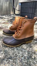 Men's Bean Boots by LL Bean Waterproof Duck Boots Shoes Size 8 M