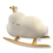 $219 Wonder & Wise Ivory Reach For The Clouds Ride-On Rocking Horse Rocker